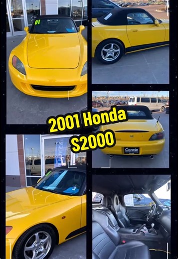 Experience the Legend: 2001 Honda S2000 Base This iconic 2001 Honda S2000 Base is a timeless masterpiece for driving enthusiasts. With its high-revving 2.0L 4-cylinder engine producing a thrilling 240 horsepower, this roadster delivers exhilarating performance and an unforgettable driving experience. Key Features: * Pure Driving Excitement: Lightweight and agile, the S2000 offers precise handling and a thrilling connection to the road. * High-Revving Engine: The legendary 2.0L engine is a master