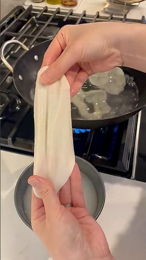Dumpling noodle is the new way to eat those dumpling wrappers you have in the fridge.