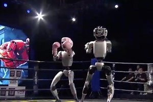 Watch: World’s first humanoid robot kickboxing tournament held in China