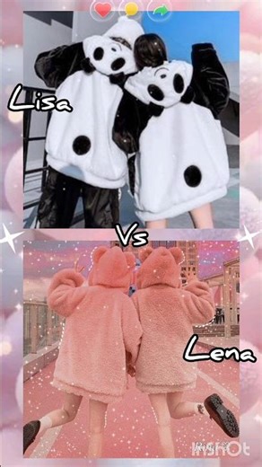 Choose Lisa or Lena💞#lisaandlena #shortsfeed #viral #kpop #lisaorlena #choose #cute #tiktok