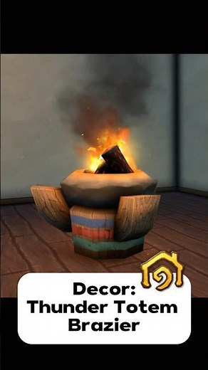 Decor Item: Thunder Totem Brazier #housing #worldofwarcraft #housingwow #housingguide