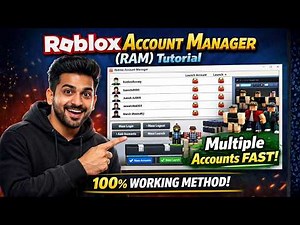 How to Use Roblox Account Manager (RAM) | Multiple Accounts (2026)