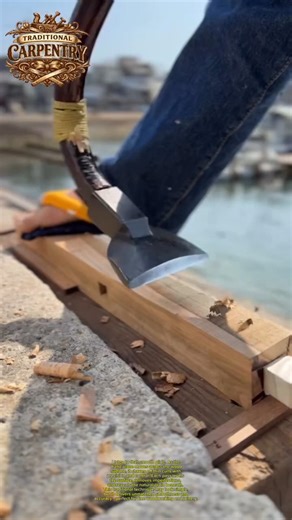 Clean Wood Planing with Hand Plane #Woodworking #Carpentry #HandTools