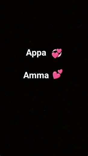 #appa,amma status....
