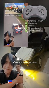 12V Rechargeable Toy Car for kids w/ Remote Control "Mabibili sa link na nasa comment section" Inclutions & Specs ✅️ 12V Battery ✅️ Seatbelt ✅️ Remote Control ✅️ Lights & Music ✅️ Horn ✅️ Swing Mode ✅️ Manual Mode (c) Rider Kikomi Tags: #rechargeabletoycar #rechargeabletoycarforkids #creatorsearchinsights #kidsrideoncars #toycar #powerwheels Electric Toy car mini jeep atv | Rider Kikomi