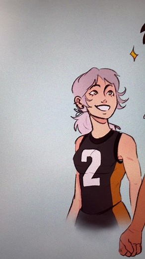 a lil fem!kurodai 😏 full drawings are on my instagram! #haikyuu #suga #daichi #kuroo #kenma #femhaikyuu #genderbend #fyp