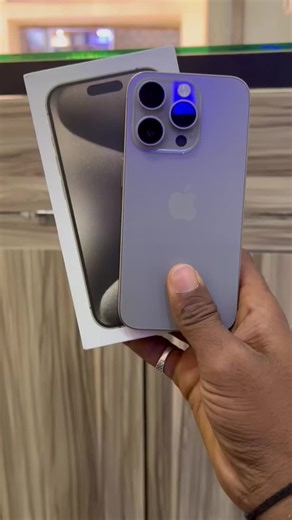 Open box Direct 🇦🇪 15pro 128GB non display Cycle-Count 5 with cable available in store. U can call or chat us on our hotline number on the profile 🤝😌 #farmcenterkano #phoneparadise #appleiphone #goviral #arewa__tiktok