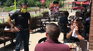 4.5K views · 101 reactions | As the Mid-Hudson region began Phase 2 of the state's re-opening process today, County Executive Marc Molinaro toured the Arlington neighborhood in the Town of Poughkespie to see how local residents and businesses were #RestartingDutchess, enjoying outdoor dining and a trip to the barbershop. The latest information on Phase 2 is available at www.dutchessny.gov/restartingdutchess. | Dutchess County Government | Facebook