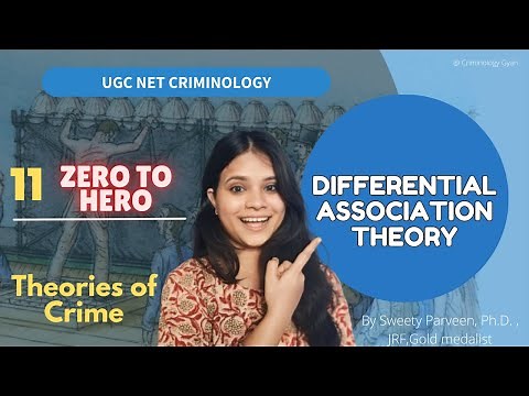 Differential Association Theory I Lecture 11 I Edwin Sutherland I Criminology