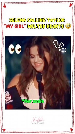 Selena Calling Taylor "My Girl" Melted Hearts 🥹 #TaylorSwift #SelenaGomez #shorts