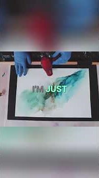 Alcohol Ink Tips: Mastering Flow and Movement #shorts