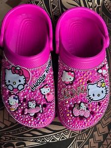 Hello Kitty Crocs (custom) - Etsy