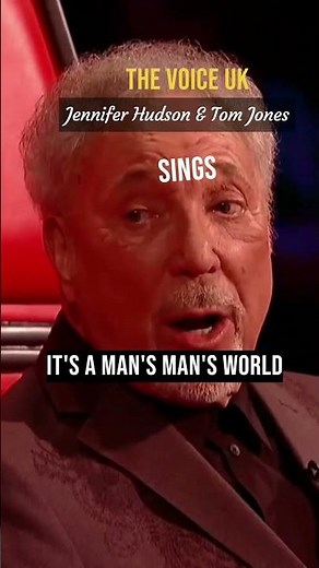 Jennifer Hudson & Tom Jones Sang "It's A Man's Man's World." | Voice UK