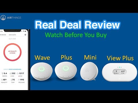 Airthings Full Review - Wave, Wave Plus, View Plus, Wave Mini - Watch Before You Buy