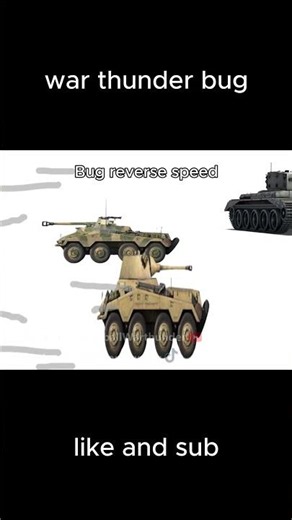 bug Reverse speed in war thunder #warthunder