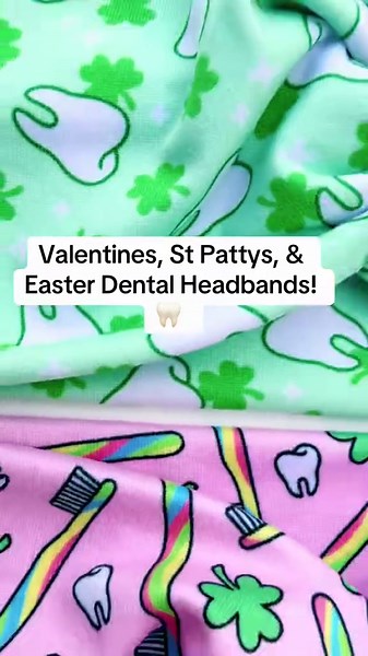 St Patrick's Day Dental Headband, Clover, Tooth, Gift for Hygienist, RDA, Oral Surgery - Etsy