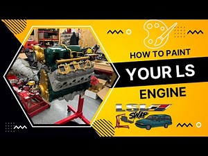 How to paint your engine and shave a LS truck intake to prepare for an engine swap