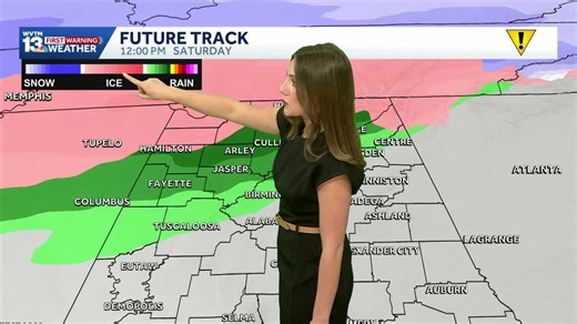 Severe winter storm threat for Alabama this weekend with rain, snow and ice