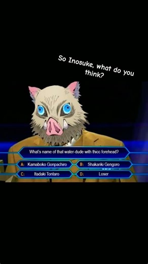 So Inosuke, what do you think? #cortos #anime #demonslayer #tanjirocosplay #tanjiro#kimetsunoyaiba