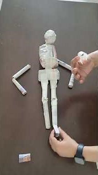 News Paper Puppet - Full Body - Bunraku Style #paperpuppets #puppets
