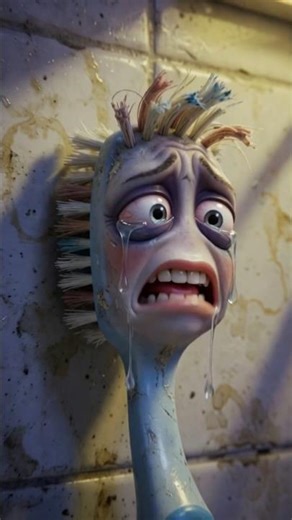 ToothBrus & Toothpaste Ki Rulane Wali Kahani 😭🧼 | Dard-e-Bathroom #shorts #cartoon #animation #funny