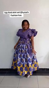 1.3K views · 11 reactions | Beautifully made wrap skirt and a top. +254715872850. We deliver worldwide | Lyssa's Fashion House | Facebook