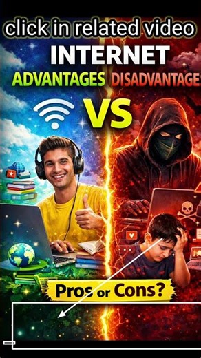 Internet Advantage and Disadvantage in English #trading #internet #youtube