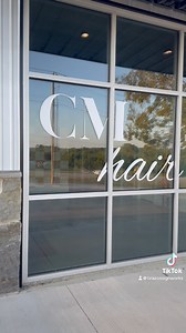 New window graphics for C&M Hair Co. We appreciate it! #brazossignworks #hairsalon #weatherfordtx | Brazos Signworks
