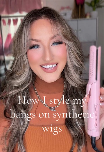 Let’s fix my bangs on Waverly CBB from CSC 🫶🏻 Aka how to fix synthetic wig bangs with a wavytalk airflow styler 💕 #wigbangs #wigtutorial #wigtutorials #wigtutorialvideo #wigtok #wigsoftiktok #wiglife #gluelesswig #wigcustomization #lacefrontwig #wigtips #wighacks #wighairstyles #wighair #wavytalk #wavytalkhair #blackfridaydeals