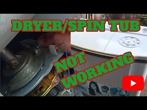 REPAIR SPIN TUB NOT FUNCTIONING! [Eureka EWM-750D ELITE ]