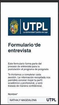 Posgrados UTPL | Admisión y matrícula paso a paso