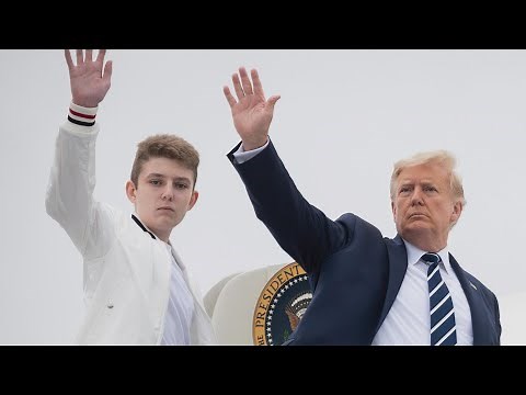 Where Barron Trump Was During His Father’s Final Speech