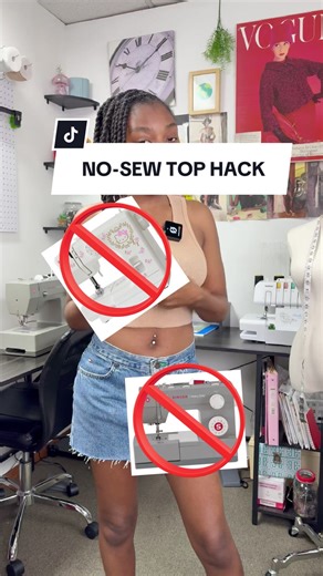 Transform Your Old Pants into a No-Sew Top