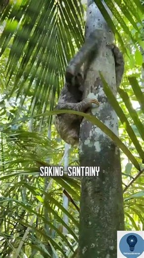 Pygmy Three-Toed Sloth — The Slow One with Green Fur! 🦥 | UNIQUE FACTS VERSE