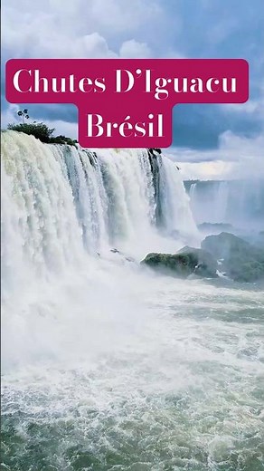 La puissance des chutes d’Iguaçu… en un seul regard !” #IguazuFalls #TravelShorts