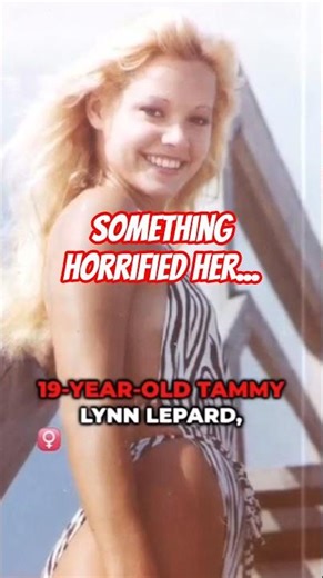 What did Tammy see before she vanished?