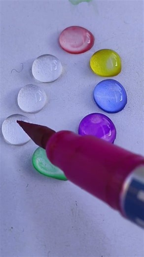 💦water drop art ideas #cartoon #anaya #shortvideo #asmr #ytshorts #colourmixing💞#trending #mix