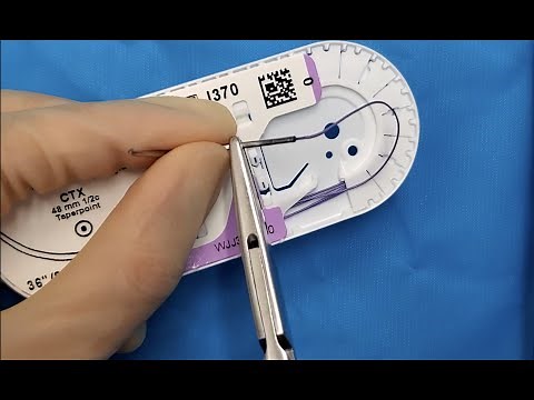 HOW TO: LOAD A NEEDLE FOR RIGHTY AND LEFTY SURGEONS.