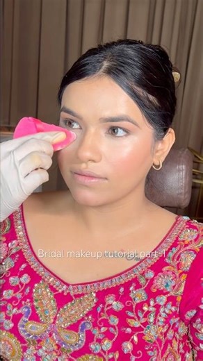 Bridal makeup tutorial part-1 😍 #makeup #tutorial #viral