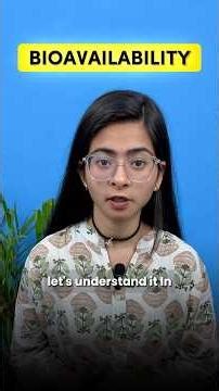 Bioavailability in 30 Seconds 🔥 Every Pharma Student MUST Know This #Shorts