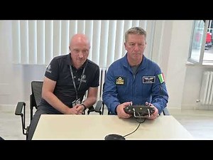 Astronaut Roberto Vittori tests Mars drone simulator