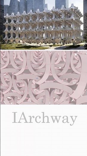 [Grasshopper]Pattern model combining rhombuses and curved shapes #grasshopper #rhino #architecture