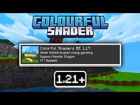 Colourful Shader For MCPE 1.21+ | [Best RenderDragon Shader]