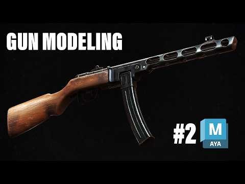 Handle | Gun Modeling | Basic to Advance |Autodesk Maya | Part - 2
