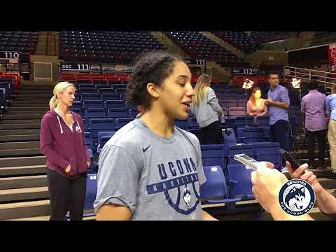 UConn's Gabby Williams & Katie Lou Samuelson Pregame (Cal) - 11/14/17