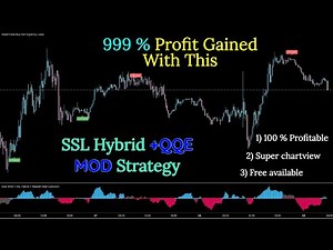 "The Most Accurate Buy Sell Signal Indicator in Tradingview | 100% PROFITABLE SSL Hybrid + QQE MOD"