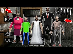 Playing as Granny vs 5 Granny BUT Other Bodies ! Secret Update - Gameplay Animation (p.1)