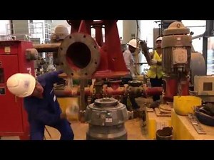 Aurora-Peerless-National Vertical Turbine Pump Installation Work-Assembly of Discharge Head-Part5