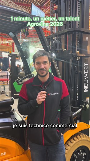 1 minute, un métier, un talent 🎥 Lors du Salon Agrovina en Suisse, nous sommes allé à la rencontre des professionnels qui accompagnent les exploitations et les entreprises au quotidien. Dans cette vidéo, découvrez Anthony Bernard, technico-commercial chez Neuwerth Logistics SA, qui nous parle de son parcours ainsi que de son métier 🤝