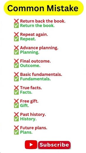 Stop saying these redundant English phrases! ❌